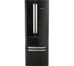HOTPOINT Quadrio Combi FFU4DK Fridge Freezer - Black